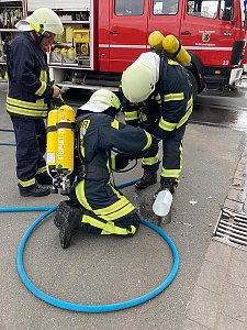 Feuerwehreinsatz auf der M&uuml;lldeponie Nentzelsrode
