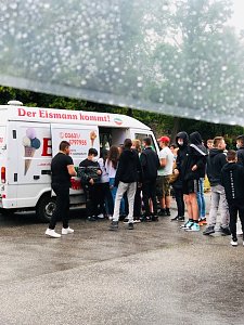 Eine "coole" Pause auf dem Petersberg