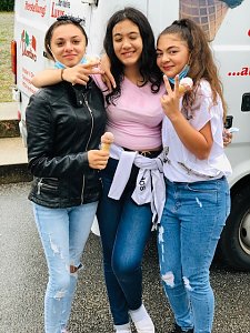 Eine "coole" Pause auf dem Petersberg