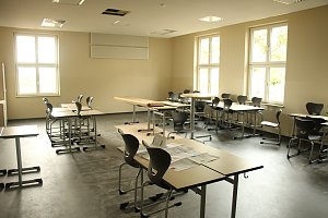 Die neuen R&auml;ume des Humboldt-Gymnasiums k&ouml;nnen sich langsam sehen lassen