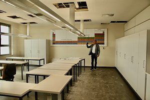 Die neuen R&auml;ume des Humboldt-Gymnasiums k&ouml;nnen sich langsam sehen lassen