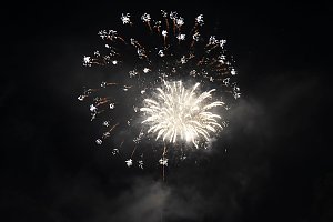 Teich in Flammen