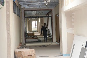 Im Schillergymnasium k&ouml;nnen die ersten fertiggestellten Klassenr&auml;ume genutzt werden