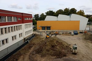 Im Schillergymnasium k&ouml;nnen die ersten fertiggestellten Klassenr&auml;ume genutzt werden
