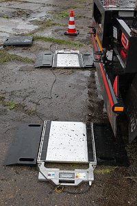Holzlasterkontrolle in Niedersachswerfen