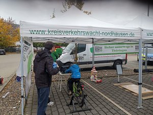 Verkehrssicherheitstag auf dem Netto-Parkplatz