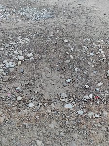 Miserabler Stra&szlig;enzustand in Auleben