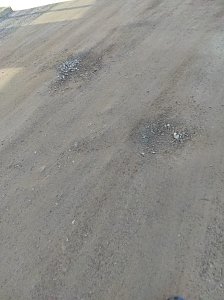 Miserabler Stra&szlig;enzustand in Auleben