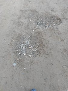 Miserabler Stra&szlig;enzustand in Auleben