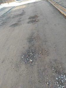 Miserabler Stra&szlig;enzustand in Auleben