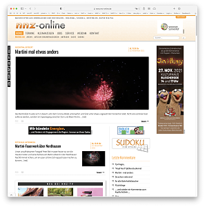 altes Desktop Layout