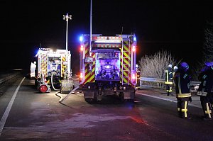 Schwerer Unfall auf der A38