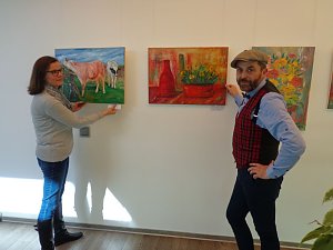 Neue Ausstellung in der Kreissparkasse
