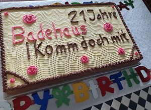 Geburtstagsfeier im Badehaus