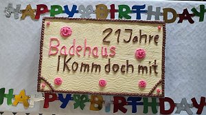 Geburtstagsfeier im Badehaus