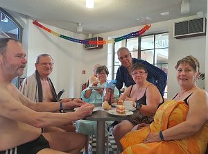 Geburtstagsfeier im Badehaus