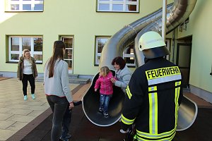 Aufregende Morgenstunden gab es f&uuml;r die Wipperspatzen am Mittwoch