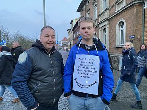 Montagsdemo in Nordhausen
