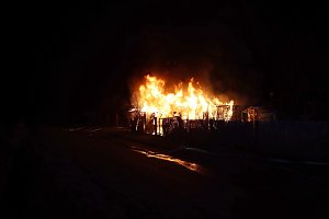 Gartenlaubenbrand in Nordhausen 