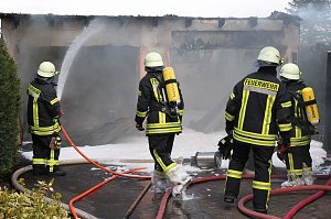 Garagenbrand in Werther