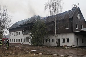 Dachstuhlbrand in Heringen 