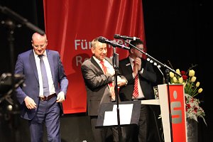 Verabschiedung von Wolfgang Asche im Theater