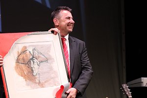 Verabschiedung von Wolfgang Asche im Theater