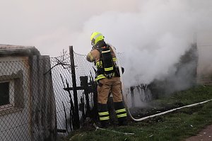 Gartenlaubenbrand im Nordhäuser Kastanienweg