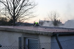 Gartenlaubenbrand im Nordhäuser Kastanienweg