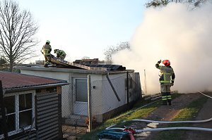 Gartenlaubenbrand im Nordhäuser Kastanienweg