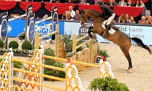 Peter Blei unterwegs auf der "Partner Pferd" in Leipzig