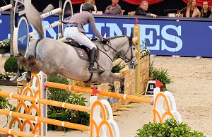 Peter Blei unterwegs auf der "Partner Pferd" in Leipzig