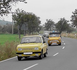 DDR-Oldtimer bei der Ausfahrt 2020