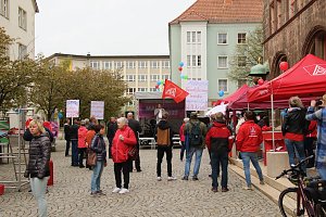 1. Mai auf dem Nordh&auml;user Rathausplatz