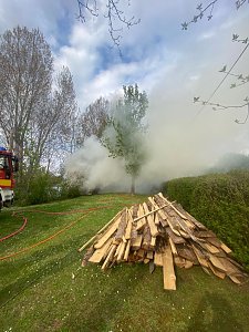 Feuer beim Kanu-Sport-Verein