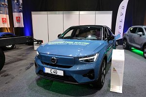 Peter Blei unterwegs auf der Erfurter Automobilmesse