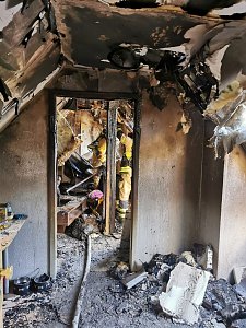 Dachgeschosswohnung ausgebrannt
