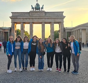 Das erfolgreiche Team des Herder-Gymnasiums in Berlin