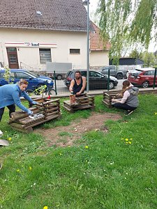 Arbeitseinsatz im Kindergarten Hohensteiner Burgspatzen