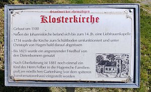Peter Blei unterwegs in der Klosterkirche Dietenborn