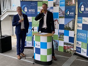 Einweihung des WBGreenOne in der Stolberger Stra&szlig;e
