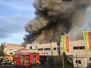 Rettungsarbeiten an der B&auml;ckerei in Bleicherode
