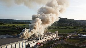 Großbrand bei Panem in Bleicherode