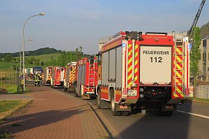 Großbrand bei Panem in Bleicherode