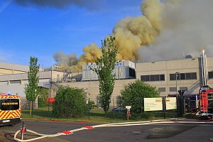 Großbrand bei Panem in Bleicherode