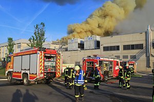 Großbrand bei Panem in Bleicherode