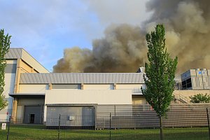 Großbrand bei Panem in Bleicherode