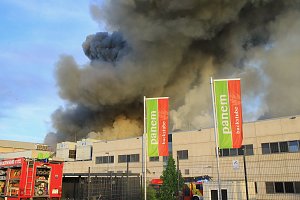 Großbrand bei Panem in Bleicherode