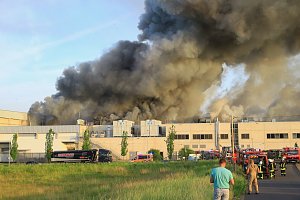 Großbrand bei Panem in Bleicherode