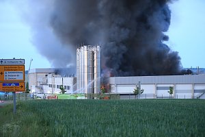 Großbrand bei Panem in Bleicherode